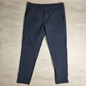 Lululemon ABC Pants Mens 36 Blue Slim‎ Fit Casual Stretch Trousers Comfortable